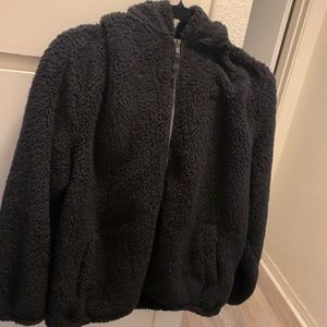 SO Black Furry Jacket (XL)